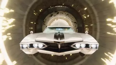 AI Video from prompt: A breathtaking time travel sequence. The camera 