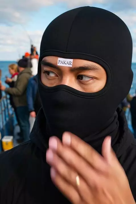 AI Video from prompt: seorang pria melihat kekiri dan kekanan sambil m