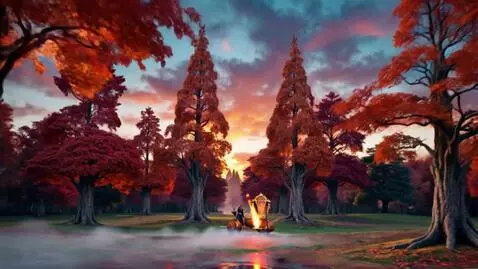 AI Video from prompt: A hyper-detailed cinematic masterpiece: an encha