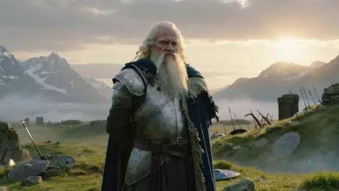 AI Video from prompt: Старый богатырь