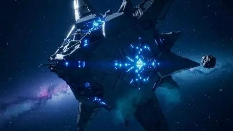 AI Video from prompt: 三体中的DX3906全景