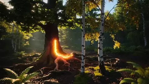 AI Video from prompt: Did you know that trees can talk to each other? 