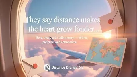 AI Video from prompt: Create a soft travel-themed intro video. Show dr