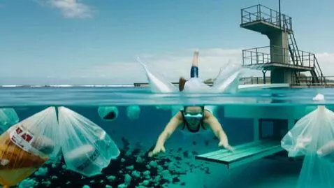 AI Video from prompt: /imagine A girl, pure joy on face, leaps from a 