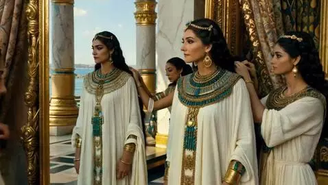 AI Video from prompt: O scenă cinematică în stil istoric, care o prezi