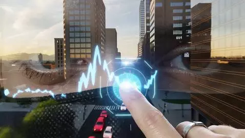 AI Video from prompt: 🎬 0:00 – 0:05  Visual: sunrise over a bustling c