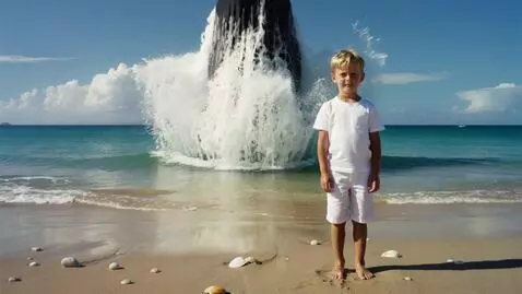 AI Video from prompt: Capture the boy in a video using a reference pho