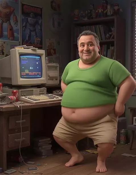 AI Video from prompt: man twerk dance