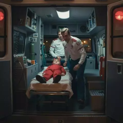 AI Video from prompt: Emergency medical professionals treat a bit in t