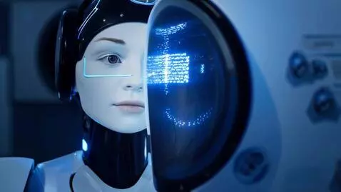 AI Video from prompt: “Пробуждение искусственного интеллекта”  Гуманои