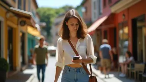 AI Video from prompt: a girl in tight jeans
