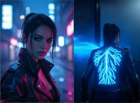 AI Video from prompt: Style: 2099 year. Cyberpunk cinematic short film