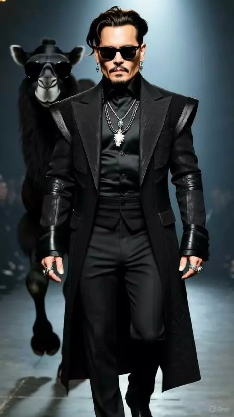 AI Video from prompt: идут прямо вперёд нормальным естественным шагом 