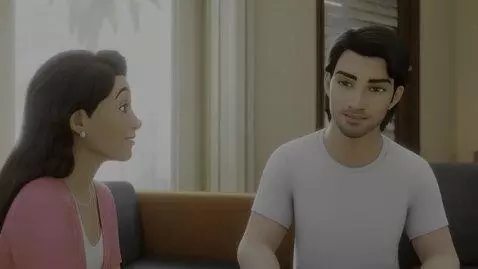 AI Video from prompt: 🎬 مشهد 1  الكلمات: الرجل: «لقد اشتقتُ إلى أهلي و