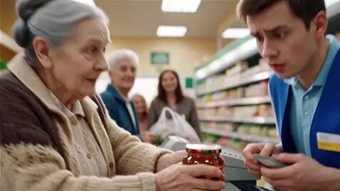 AI Video from prompt: Комическое видео, снятое как сцена из фильма.  *