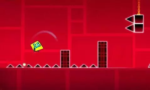 AI Video from prompt: The yellow square with a blue face slides from t