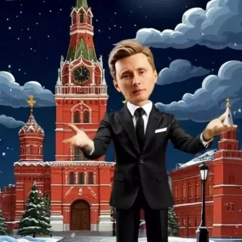 AI Video from prompt: Человек произносит речь, производит жестикулиров