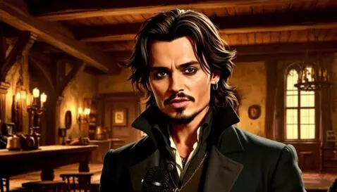 AI Video from prompt: Мужчина поёт песню. камера отъезжает. Мужчина ст