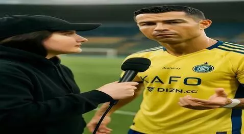 AI Video from prompt: Реалистичное видео интервью на футбольном поле. 