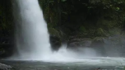 AI Video from prompt: waterfall is running