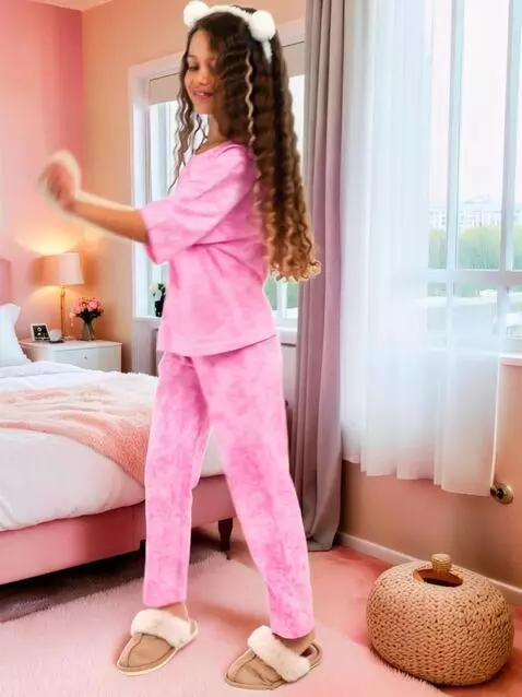 AI Video from prompt: Девушка танцует с невидимым партнером