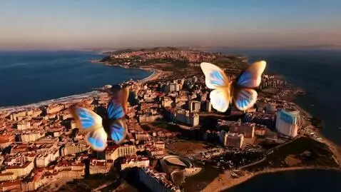 AI Video from prompt: “A cinematic brand video showing the journey of 