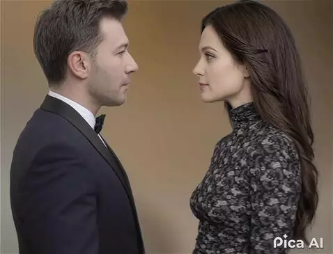 AI Video from prompt: Ze draaien zich om, kijken elkaar aan, omhelzen 