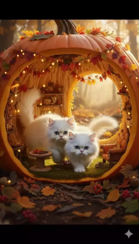 AI Video from prompt: kittens are walking