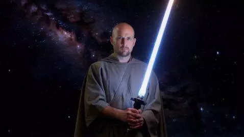 AI Video from prompt: Make me hook for video conten of jedai