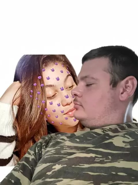 AI Video from prompt: French  kiss