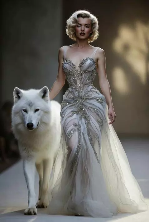 AI Video from prompt: идут прямо вперед в полный рост нормальным естес