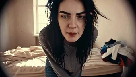 AI Video from prompt: The film is from a first-person perspective, loo