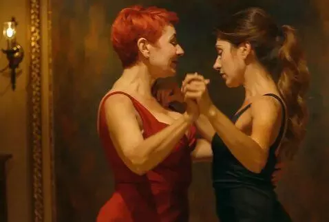 AI Video from prompt: Женщины танцуют медленный вальс