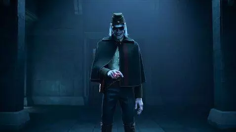 AI Video from prompt: The character is depicted as a thin man with unn