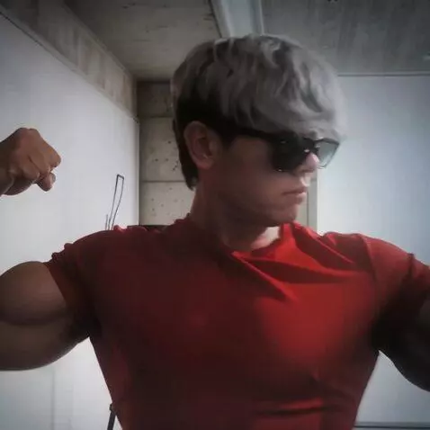 AI Video from prompt: This guy will be strong and show this