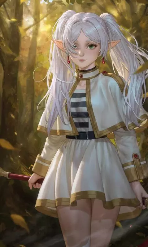 AI Video from prompt: ветер дует, развеивая волосы и поднимая подол пл