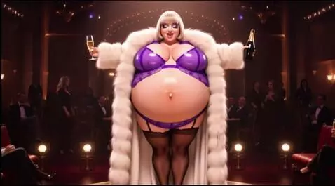 AI Video from prompt: Необычайно плотно надутая как большой аэростат и