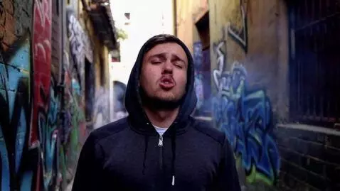 AI Video from prompt: 6. The Quiet Exit  Setting: 2008, narrow market 