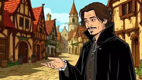 AI Video from prompt: мужчина  сдержанно смеётся