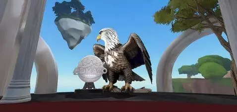 AI Video from prompt: Make the eagle look around and flap it's wings l