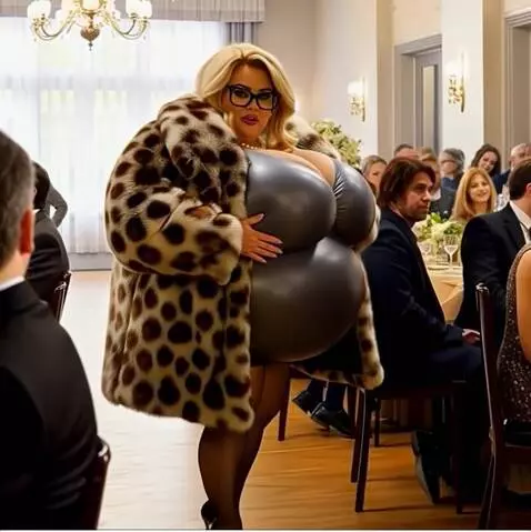 AI Video from prompt: Невероятно плотно надутая как большой аэростат с