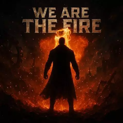 AI Video from prompt: Cinematic scene of a man standing with his back 