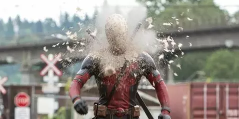 AI Video from prompt: A huge ostrich egg falls on a man's head, breaki