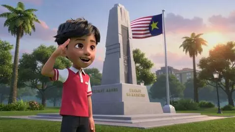 AI Video from prompt: "Gaya animasi 3D Pixar yang cerah dan penuh emos