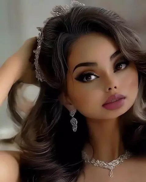 AI Video from prompt: A woman poses from different angles with a flirt