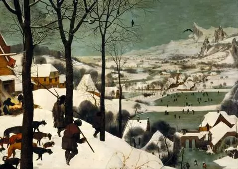 AI Video from prompt: камера пролетает вперед через деревья. Люди и со