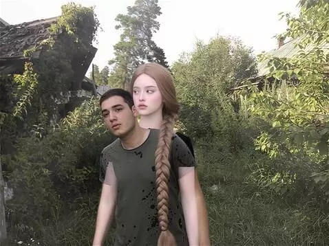 AI Video from prompt: Change gender, transform into girl, with very lo