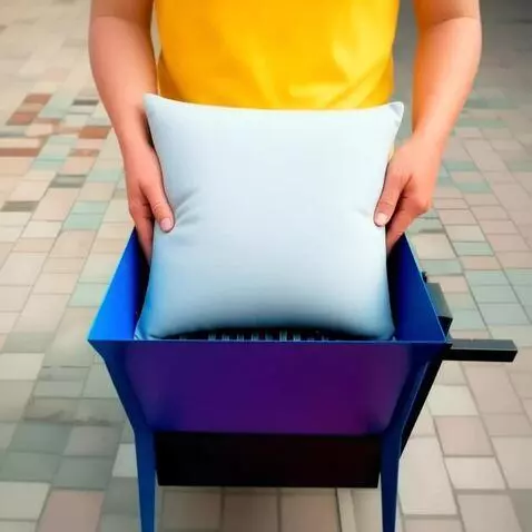 AI Video from prompt: A person in a t-shirt stands outdoors on a paved