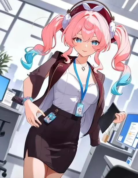 AI Video from prompt: The woman took out a pump and put the nozzle of 