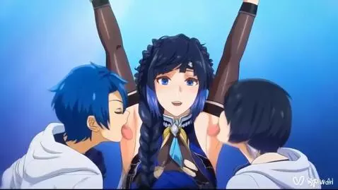 AI Video from prompt: armpit licking